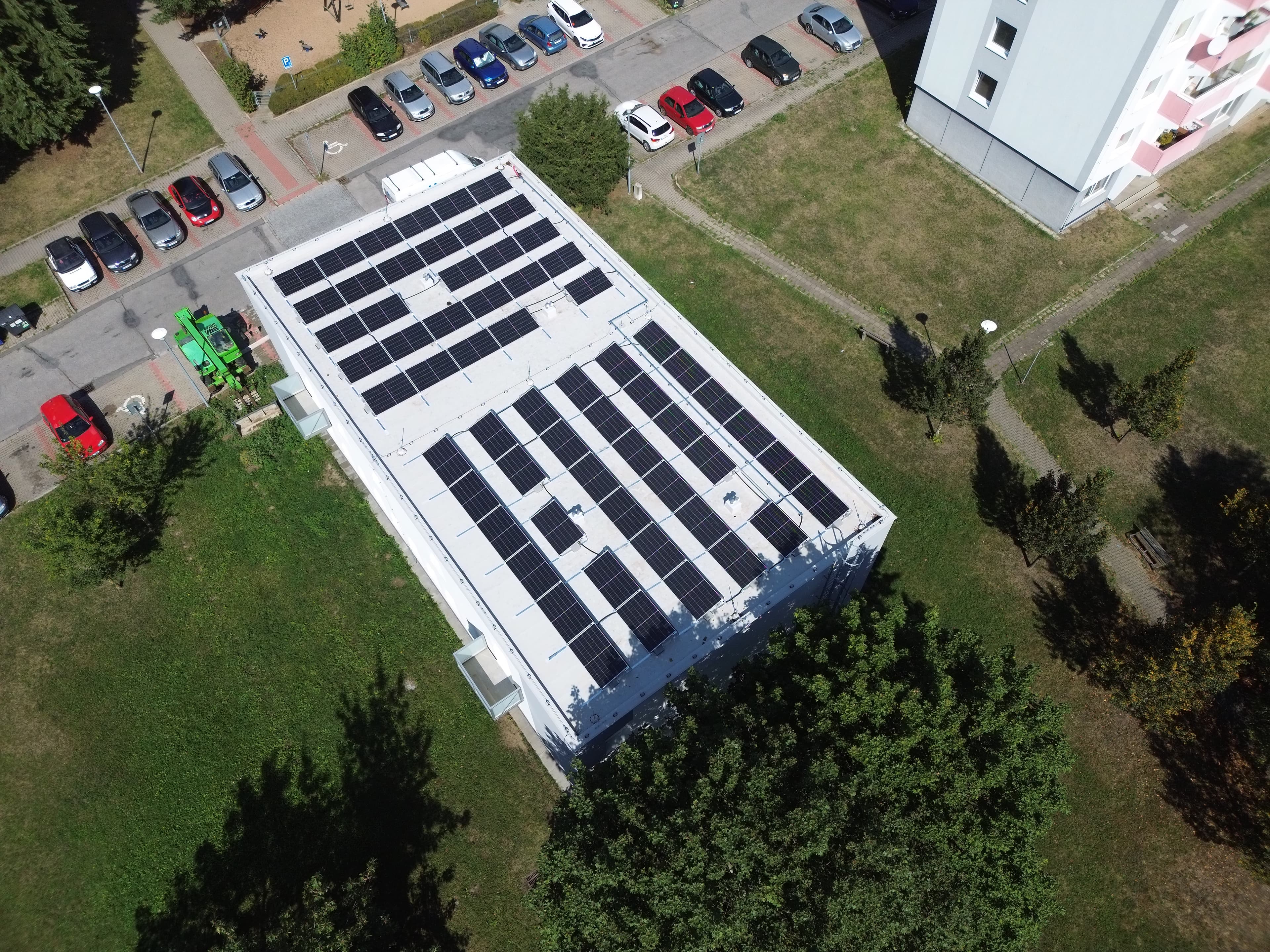 30 kWp s 46 kWh bateriovým úložištěm